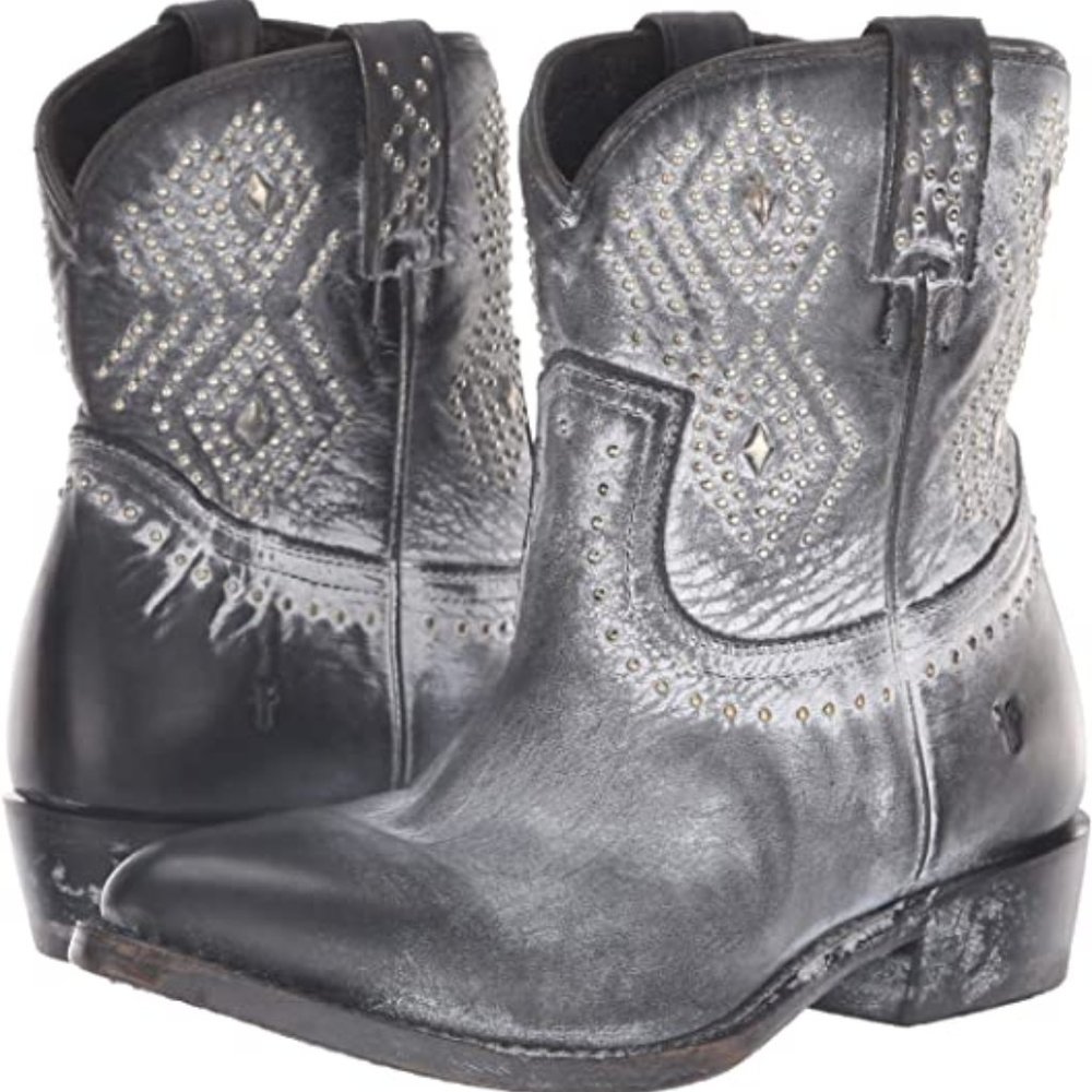 Frye Billy Stud Short Western Boot